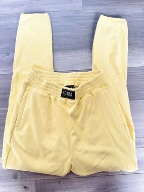 Hoaka swimwear comfy joggers yellow